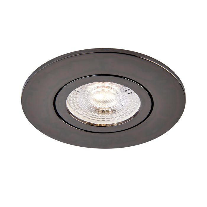 Saxby 113313 Saxby ShieldONE 75 Bezel tilt - Black Nickel Black nickel effect plate - westbasedirect.com