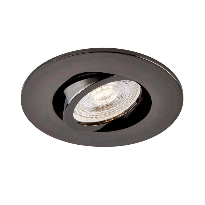 Saxby 113313 Saxby ShieldONE 75 Bezel tilt - Black Nickel Black nickel effect plate - westbasedirect.com
