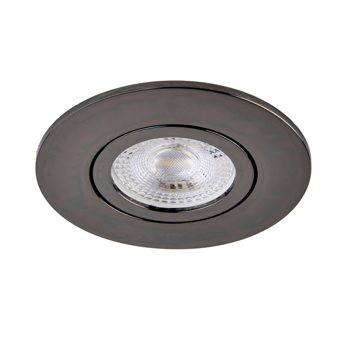 Saxby 113313 Saxby ShieldONE 75 Bezel tilt - Black Nickel Black nickel effect plate - westbasedirect.com