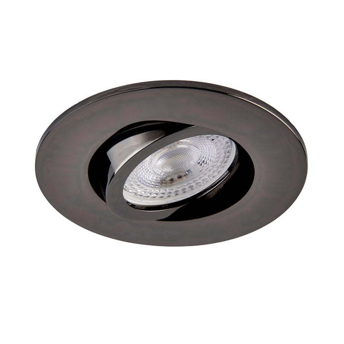 Saxby 113313 Saxby ShieldONE 75 Bezel tilt - Black Nickel Black nickel effect plate - westbasedirect.com