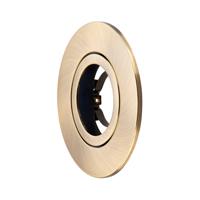 Saxby 113317 Saxby ShieldONE 75 Bezel tilt - Antique Brass Antique brass plate - westbasedirect.com