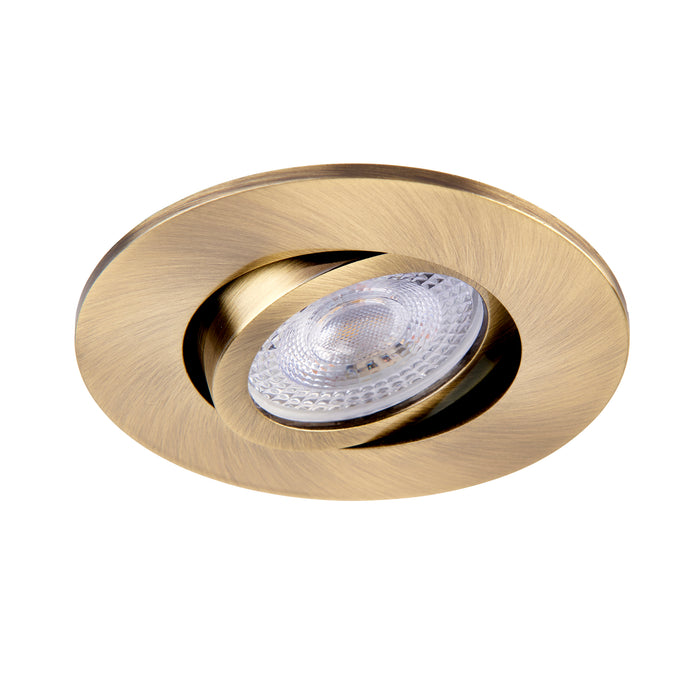 Saxby 113317 Saxby ShieldONE 75 Bezel tilt - Antique Brass Antique brass plate - westbasedirect.com