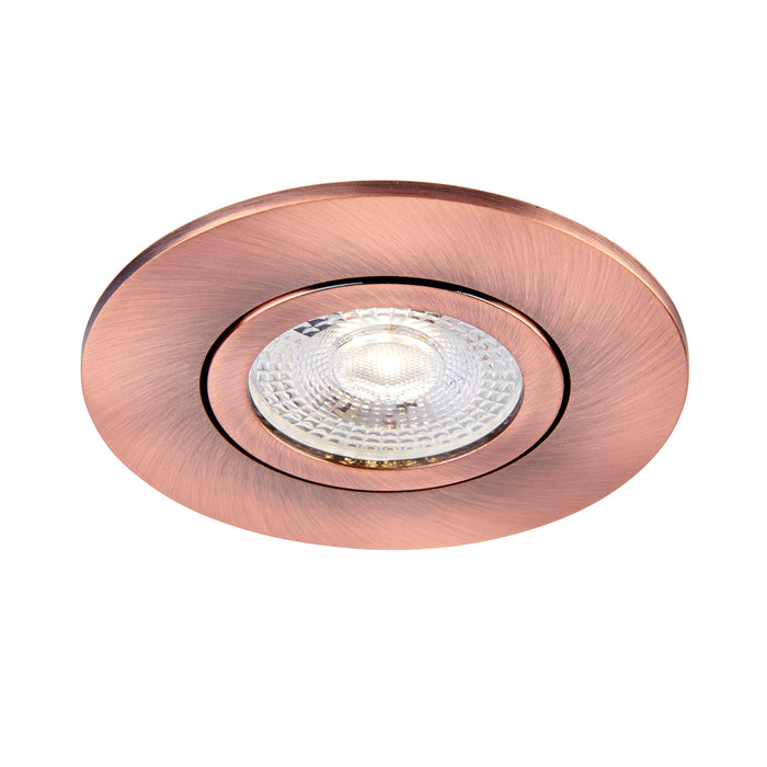 Saxby 113318 Saxby ShieldONE 75 Bezel tilt - Copper Copper plate - westbasedirect.com
