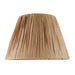 Endon 113456 Raffia 24cm Tapered Shade Natural raffia & matt black 10W LED E27 (Required) - westbasedirect.com