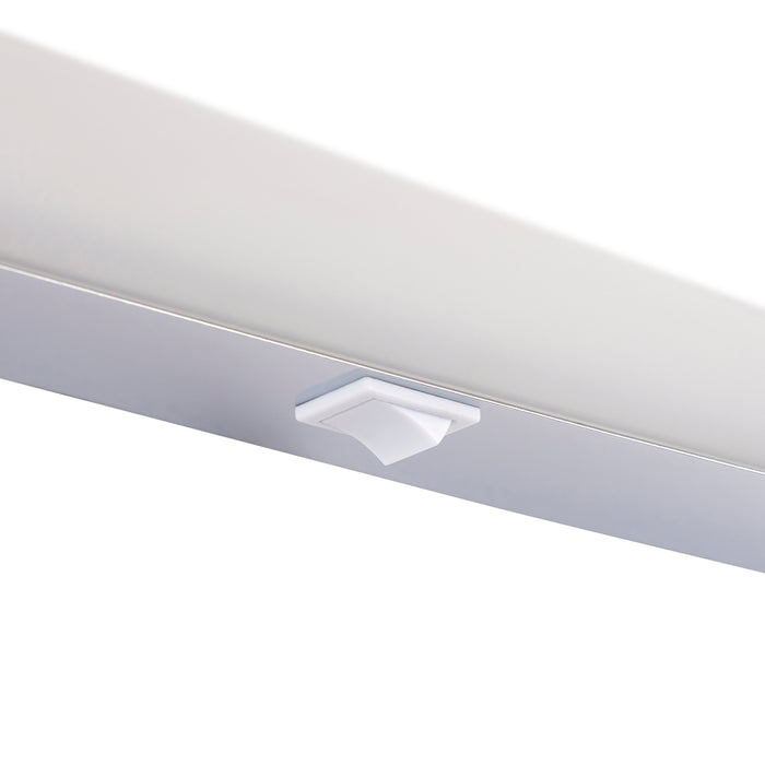 Saxby 113573 Jude CCT IP44 8W Chrome effect pc 8W LED module (SMD 2835) CCT - westbasedirect.com