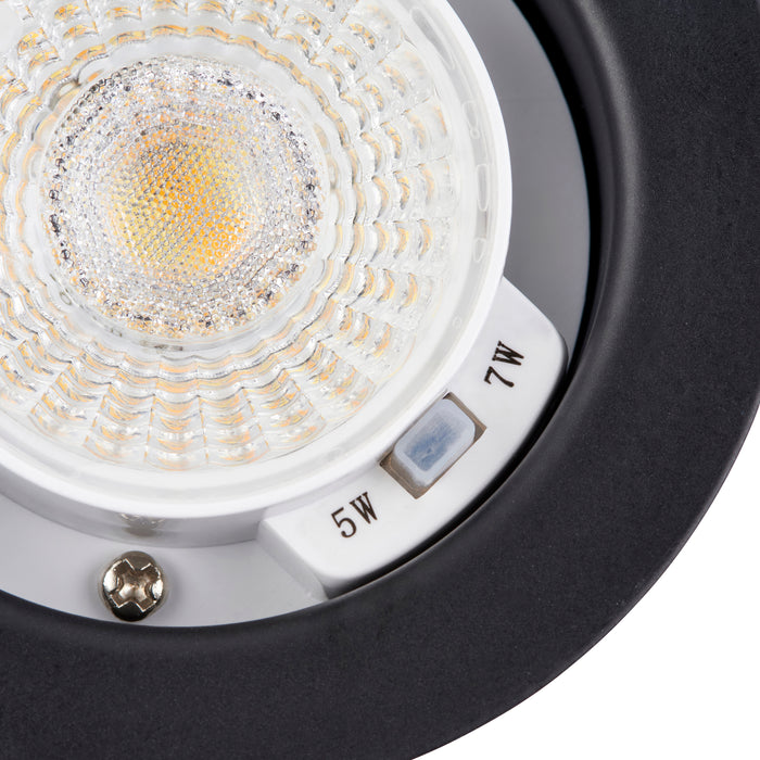 Saxby 113640 ShieldPRO 4CCT Dual Wattage - 10 Pack IP65 7W Matt white paint & clear acrylic 7W LED module (SMD 2835  CCT) CCT - westbasedirect.com