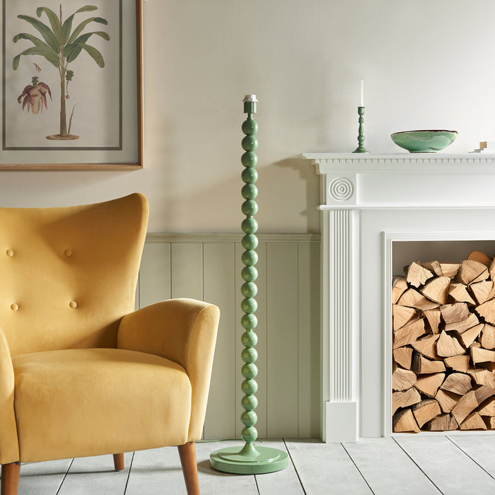 Endon 113858 Higgledy Floor Base Gloss Cotswold green paint 10W LED E27 (Required) - westbasedirect.com