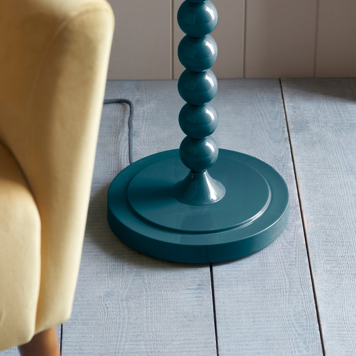 Endon 113859 Higgledy Floor Base Gloss marlin blue paint 10W LED E27 (Required) - westbasedirect.com