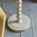 Endon 113860 Higgledy Floor Base Gloss almond white paint 10W LED E27 (Required) - westbasedirect.com