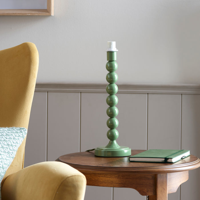 Endon 113861 Higgledy Table Base Gloss Cotswold green paint 7W LED E14 (Required) - westbasedirect.com