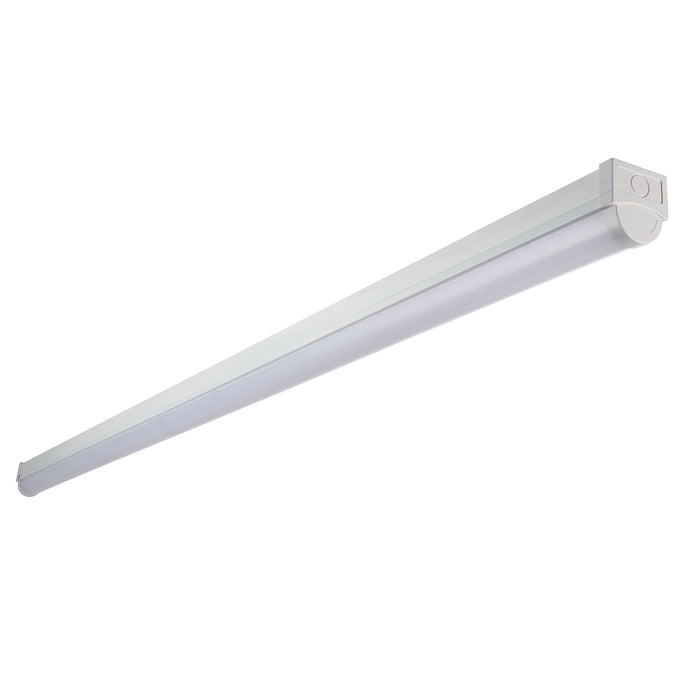 Saxby 113955 RularPRO High Lumen EM 6FT 64W Opal pc & gloss white paint 64W LED module (SMD 2835  CCT) CCT - westbasedirect.com