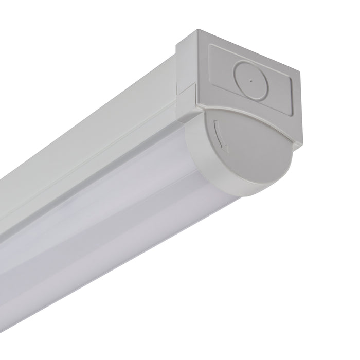 Saxby 113957 RularPRO High Lumen MW 6FT 64W Opal pc & gloss white paint 64W LED module (SMD 2835  CCT) CCT - westbasedirect.com