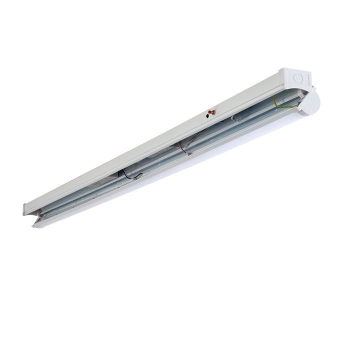 Saxby 113958 RularPRO High Lumen EM MW 5FT 57W Opal pc & gloss white paint 57W LED module (SMD 2835  CCT) CCT - westbasedirect.com