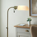 Endon 114204 Pharmacy Reader Floor Antique brass plate & opal glass 10W LED E27 (Required) - westbasedirect.com