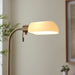 Endon 114204 Pharmacy Reader Floor Antique brass plate & opal glass 10W LED E27 (Required) - westbasedirect.com