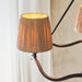 Endon 114212 Wriggle 3lt Pendant Matt black & natural raffia 3 x 6W LED E14 (Required) - westbasedirect.com