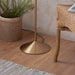 Endon 114224 Wriggle Floor Brushed aged brass plate & natural raffia 10W LED E27 (Required) - westbasedirect.com