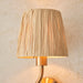Endon 114227 Wriggle Wall Brushed aged brass plate & natural raffia 7W LED E14 (Required) - westbasedirect.com