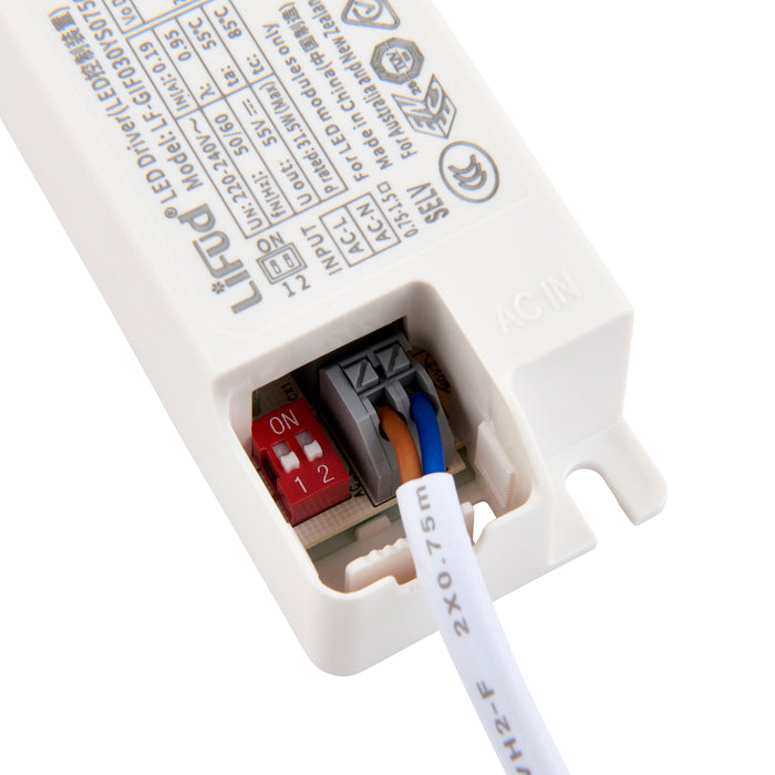 Saxby 114563 Paragon CCT IP54 29W Matt white paint 29W LED module (SMD 3030) CCT - westbasedirect.com