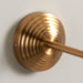 Endon 115066 Obelisk T Bar Wall Fitting Brushed aged brass plate 7W LED B22 (Required) - westbasedirect.com