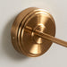 Endon 115071 Step Wing Wall Fitting Brushed aged brass plate 7W LED B22 (Required) - westbasedirect.com
