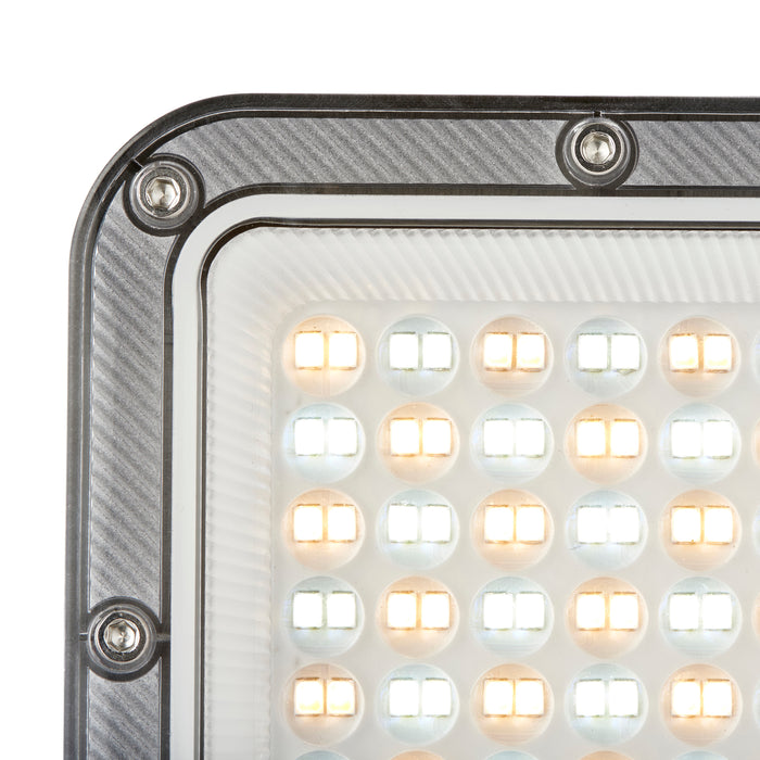 Saxby 118608 Fortis CCT 100W IP65 LED Floodlight 3000K/4000K/6500K - Matt Black