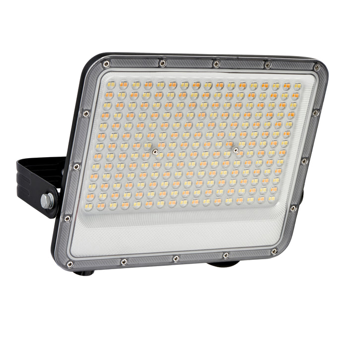 Saxby 118609 Fortis CCT 150W IP65 LED Floodlight 3000K/4000K/6500K - Matt Black