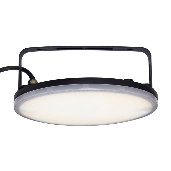 Saxby 118611 Titan Anti-Glare CCT 100W IP65 LED Highbay 3000K/4000K/6500K - Matt Black