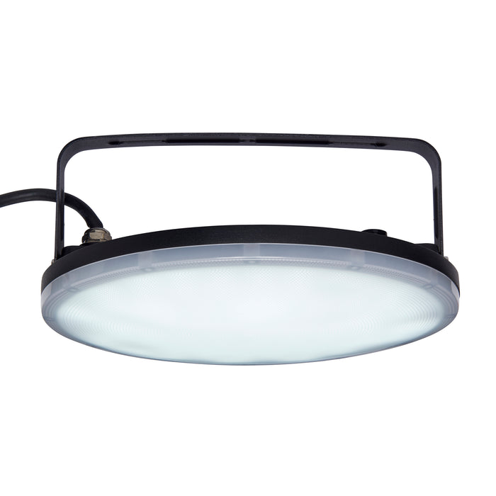 Saxby 118611 Titan Anti-Glare CCT 100W IP65 LED Highbay 3000K/4000K/6500K - Matt Black