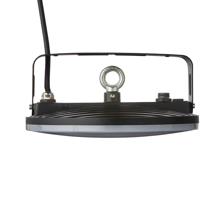Saxby 118611 Titan Anti-Glare CCT 100W IP65 LED Highbay 3000K/4000K/6500K - Matt Black