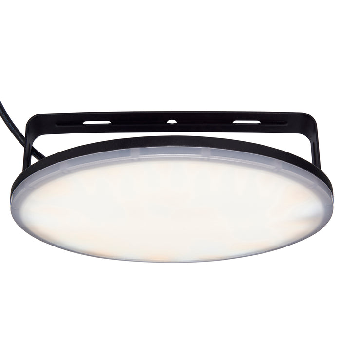 Saxby 118613 Titan Anti-Glare CCT 200W IP65 LED Highbay 3000K/4000K/6500K - Matt Black