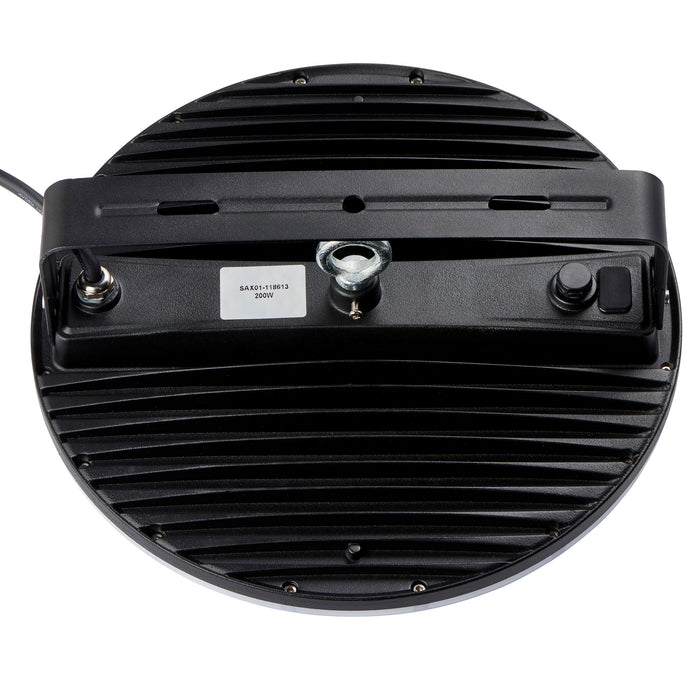 Saxby 118613 Titan Anti-Glare CCT 200W IP65 LED Highbay 3000K/4000K/6500K - Matt Black