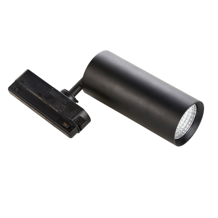 Saxby 119093 Lunaro IP20 24W/26W/28W/30W Multi-Wattage LED Track Head Light 3000K - Matt Black