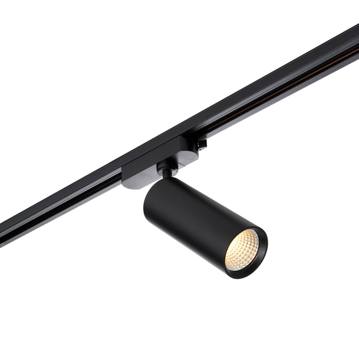 Saxby 119093 Lunaro IP20 24W/26W/28W/30W Multi-Wattage LED Track Head Light 3000K - Matt Black