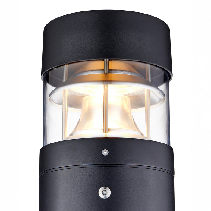 Saxby 119099 Zone 15W E27 IP65 LED Bollard Photocell - Black (Lamp Not Included)