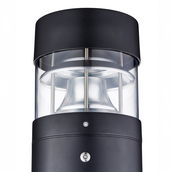 Saxby 119099 Zone 15W E27 IP65 LED Bollard Photocell - Black (Lamp Not Included)