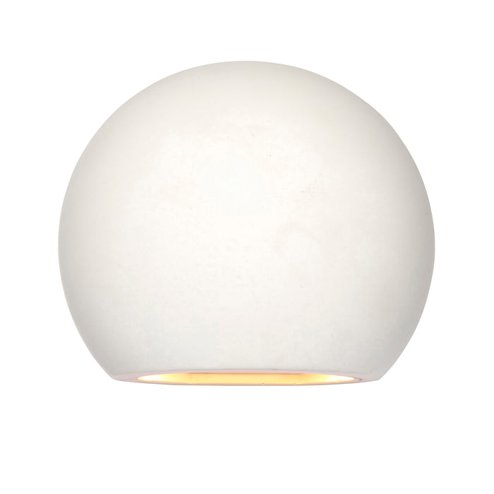 Saxby 119103 Clarus 18W IP20 G9 Wall Light Dimmable - White Plaster (Lamp Not Included)