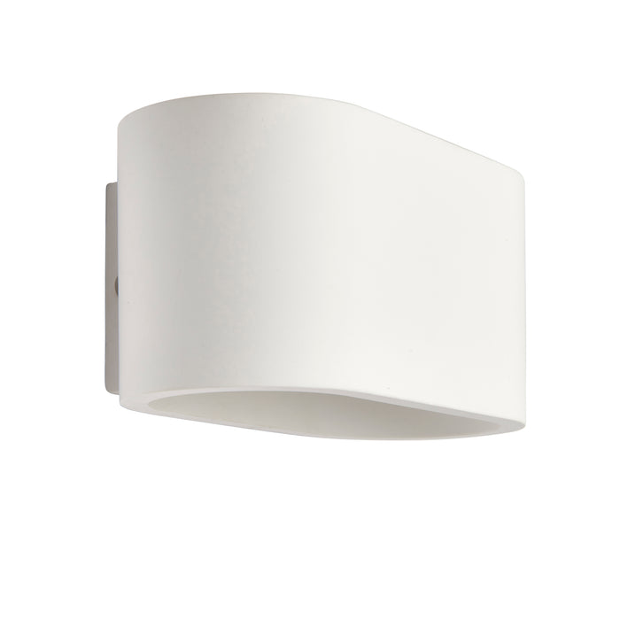 Saxby 119104 Visus 18W IP20 G9 Wall Light Dimmable - White Plaster (Lamp Not Included)