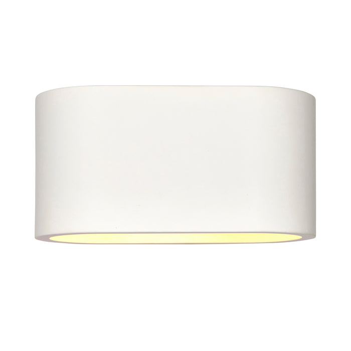 Saxby 119104 Visus 18W IP20 G9 Wall Light Dimmable - White Plaster (Lamp Not Included)