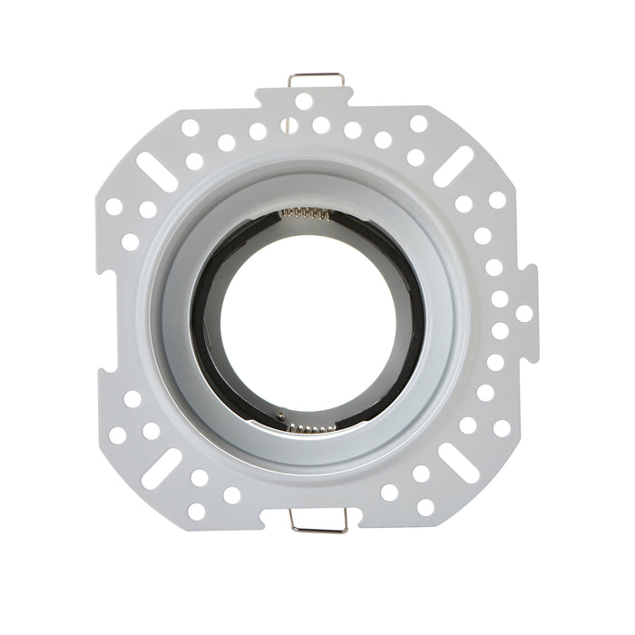 Saxby 119105 ShieldONE 75 GU10 Open Can Trimless Downlight Matt White (Lamp Not Included)