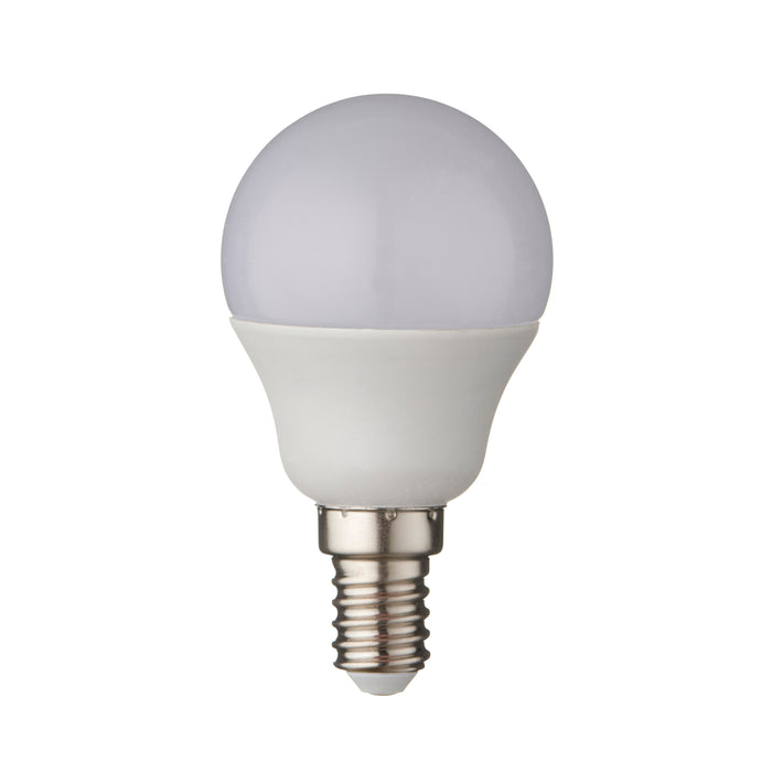 Saxby 119344 4.9W E14 Golf LED Lamp Opal 470lm Daylight 6500K
