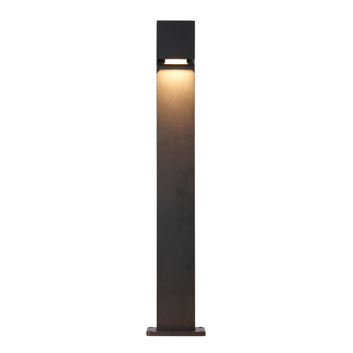Saxby 120349 Glover CCT 9W IP65 LED Bollard 3000K/4000K/6500K - Black
