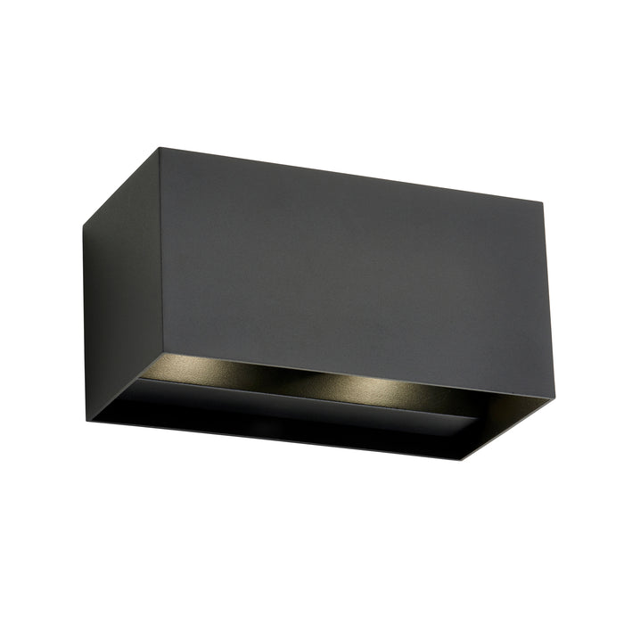 Saxby 120374 Glover CCT 10W IP54 Twin LED Wall Light 3000K/4000K/6500K - Black
