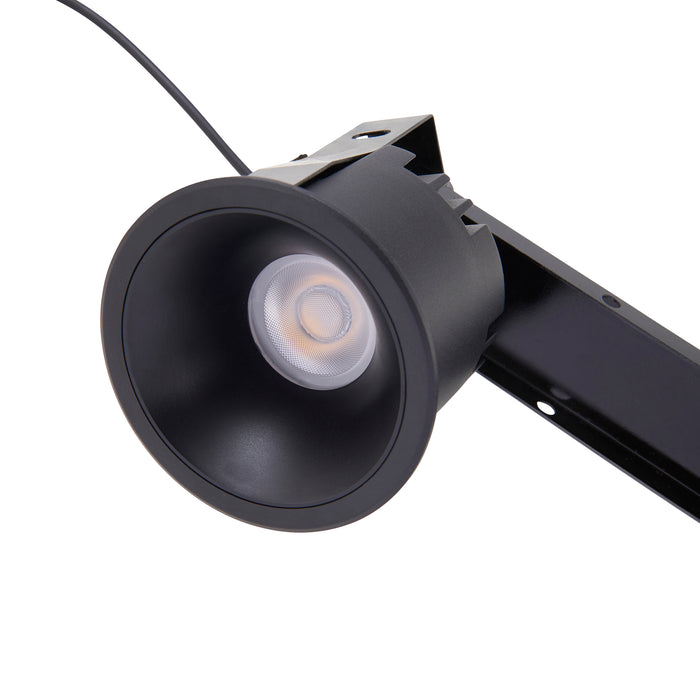 Saxby 120809 7.2W Highbay Emergency Kit with Light Head IP65 Matt Black