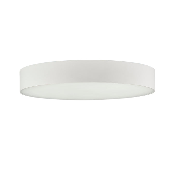 Saxby 120961 Ollo CCT 23W/25W/27W/29W Multi-Wattage IP65 LED Flush Wall/Ceiling Light 3000K/4000K/6500K - Matt White