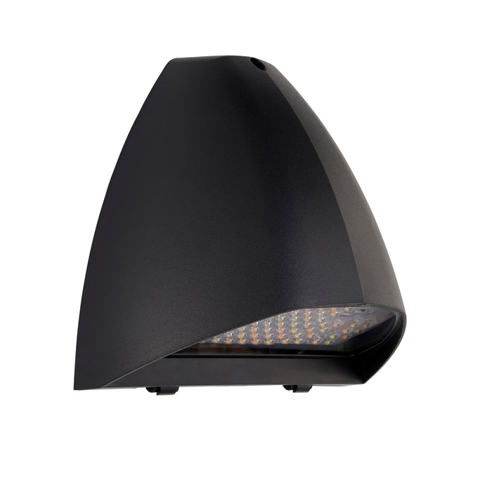 Saxby 121022 Forge CCT 8W/14W IP65 LED Wall Pack Photocell 2700K/3000K/4000K/6000K - Matt Black