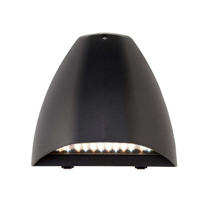Saxby 121022 Forge CCT 8W/14W IP65 LED Wall Pack Photocell 2700K/3000K/4000K/6000K - Matt Black
