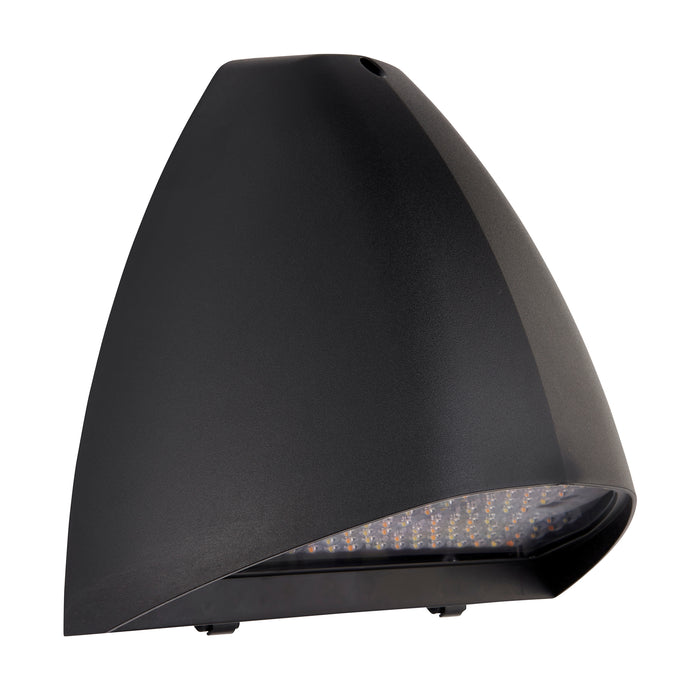 Saxby 121023 Forge XL CCT 16W/20W/24W IP65 LED Wall Pack 2700K/3000K/4000K/6000K - Matt Black