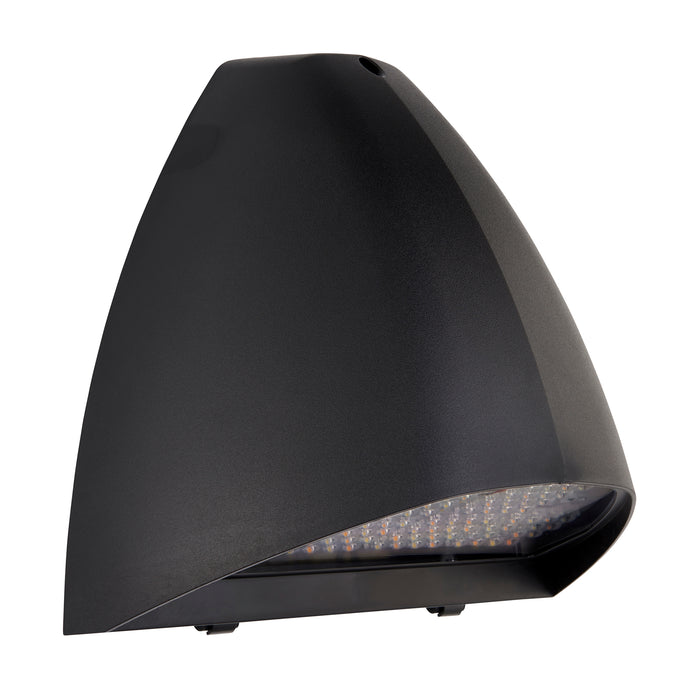 Saxby 121024 Forge XL CCT 16W/20W/24W IP65 LED Wall Pack Photocell 2700K/3000K/4000K/6000K - Matt Black