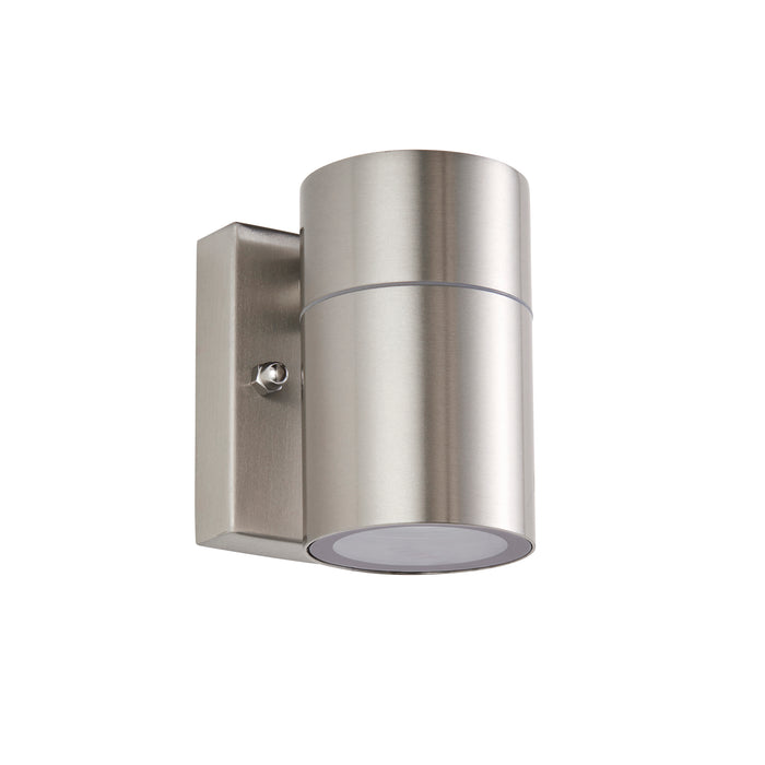 Saxby 121026 Scope GU10 IP65 Fixed Single Wall Light - Stainless Steel (Lamp Not Included)
